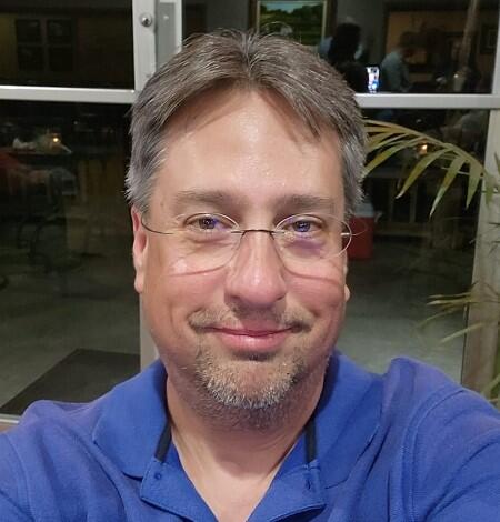 Photo of USGS scientist Ryan McCammon.