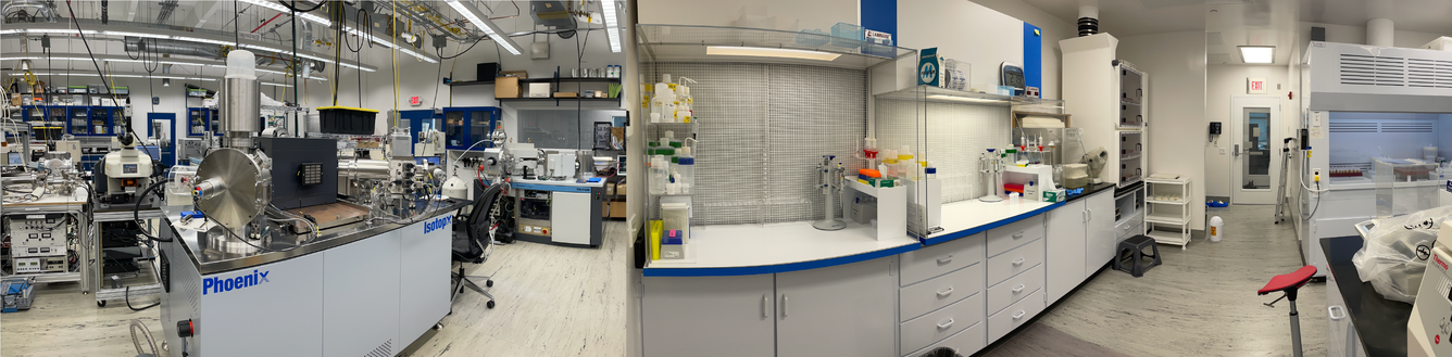 collage of photos of the USGS Radiogenic Isotope Lab