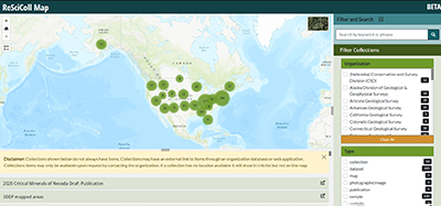 ReSciColl Map