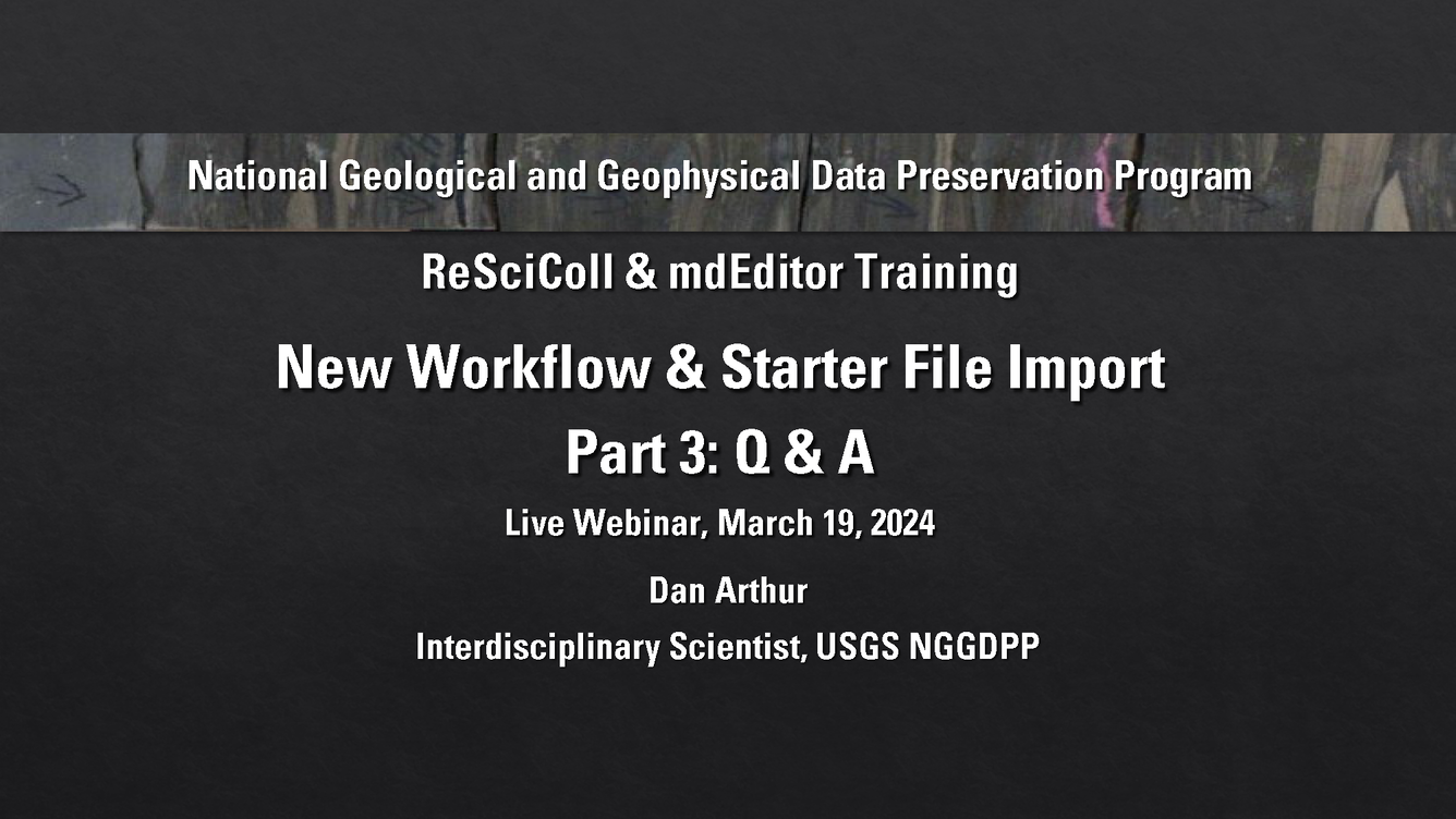 Thumbnail for training video Part 3: Q&A