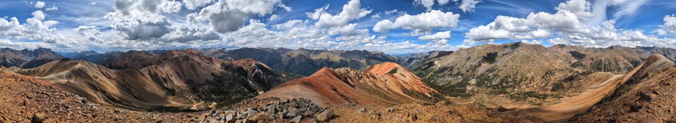 Scenic photo of Red Mountain #1 in the San Juan Mountains of Colorado