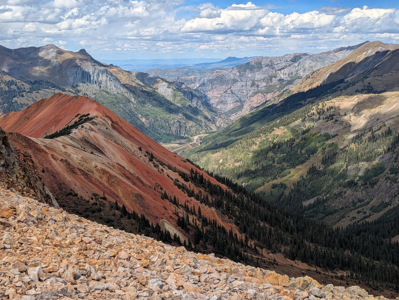 Schenic photo of Red Mountain #1 in the San Juan Mountains of Colorado 