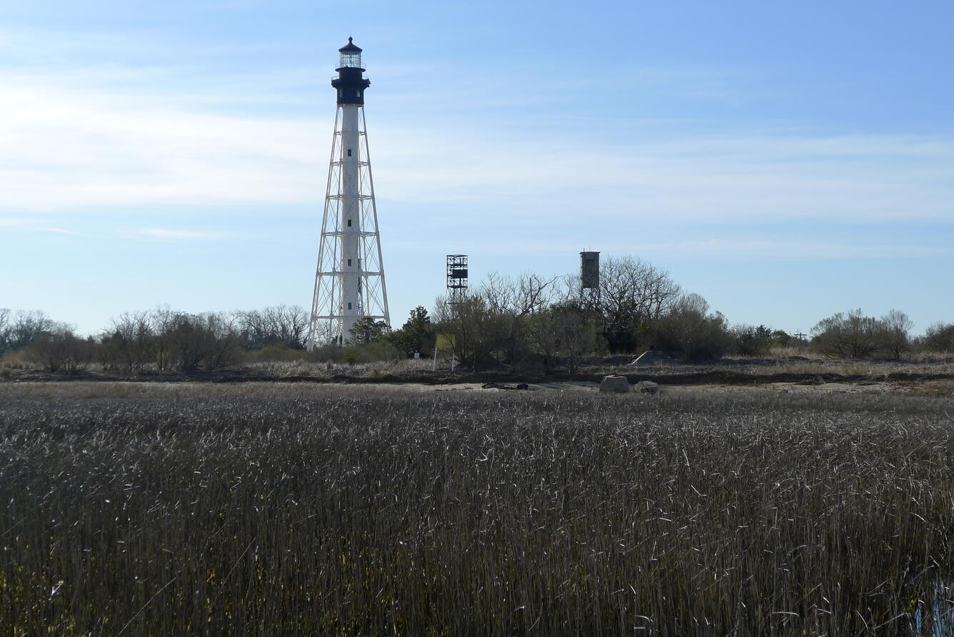 Cape Charles lighthouse on Smith Island, VA.