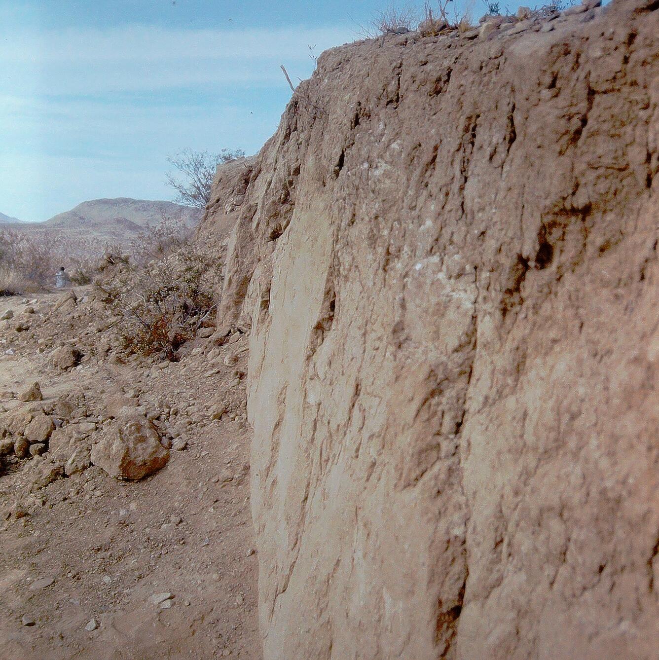 photo of fault scarp
