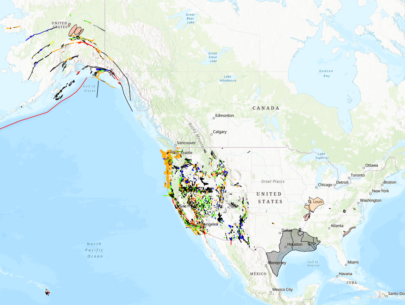 Interactive Fault Map