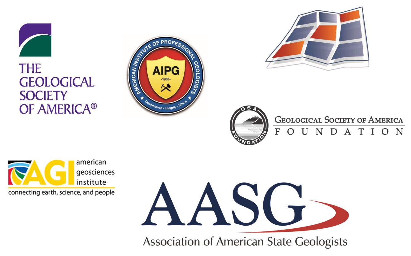 Six separate logos arranged in an image. 