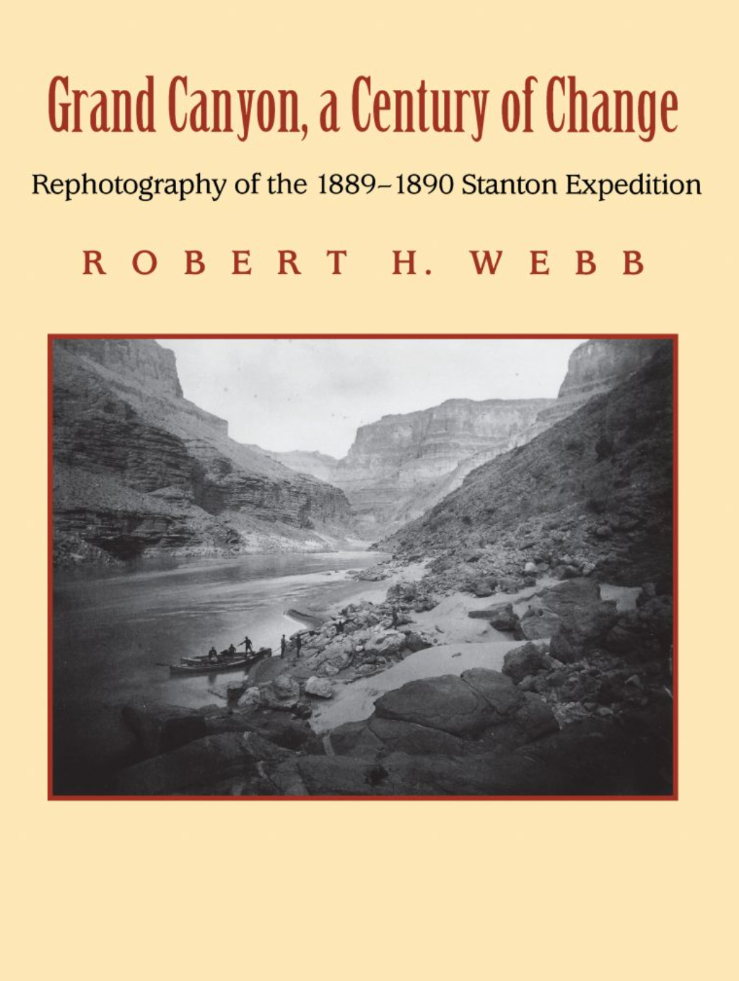 Cover screenshot of the book, Grand Canyon, A Century of Change, by Robert Webb
