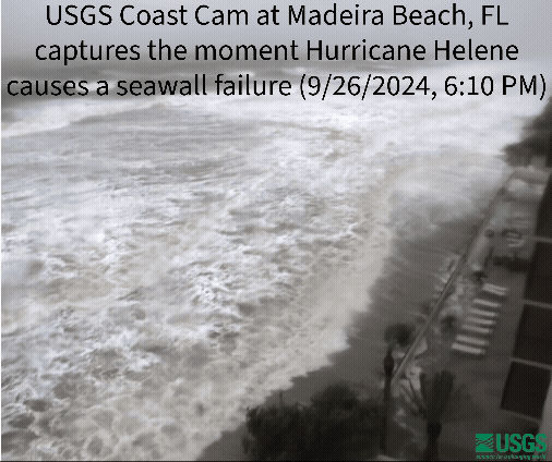 Seawall failure