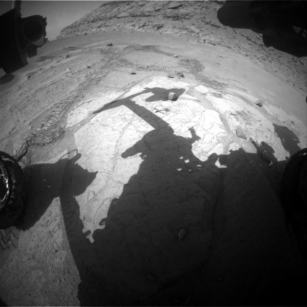 Mars Curiosity HAZCAM on sol 3755