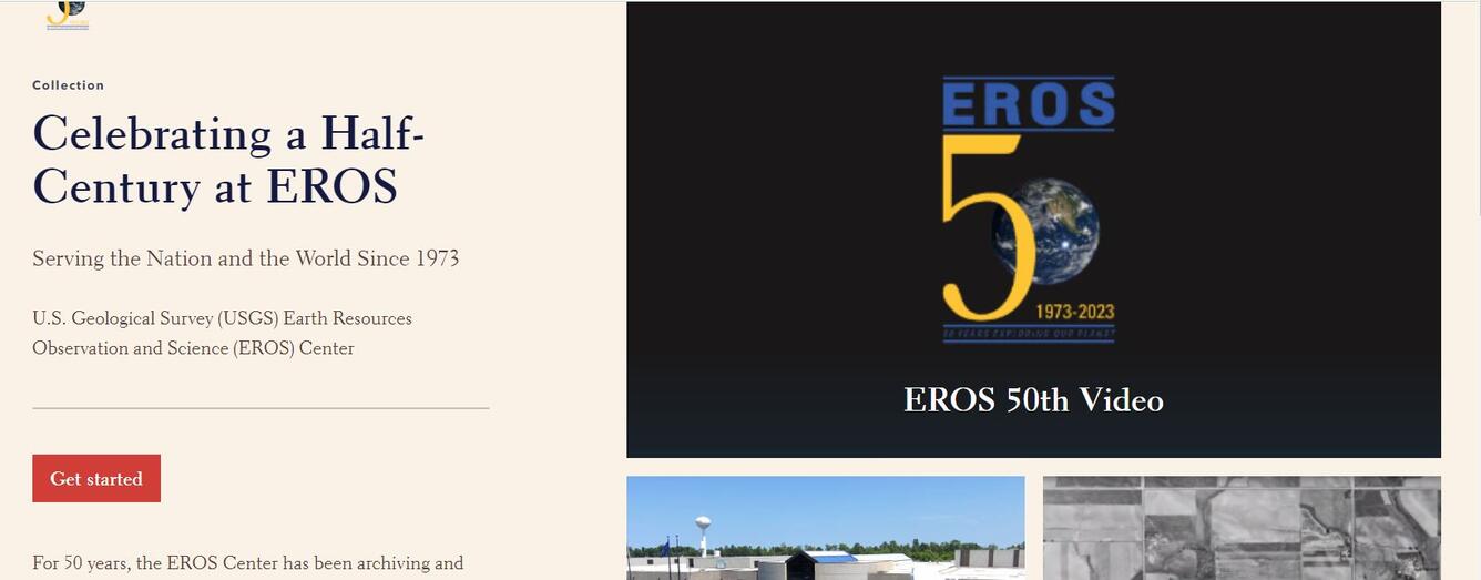 Website screenshot with video on right side and text on left side