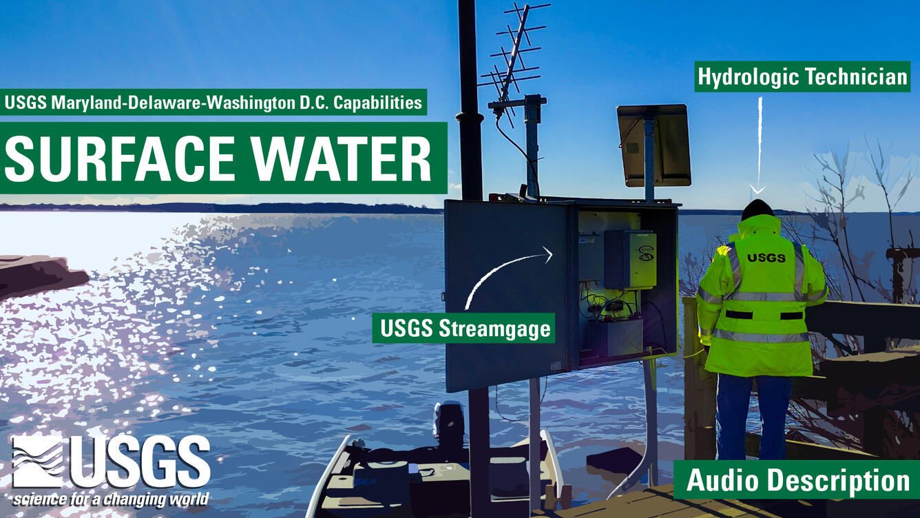Maryland, Delaware, Washington DC Surface Water Capabilities Video with Audio Description Thumbnail