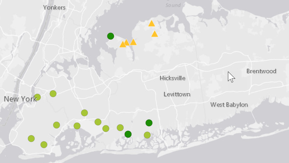 Sustainability Drilled Wells in Long Island Sustainability Well Network, New York