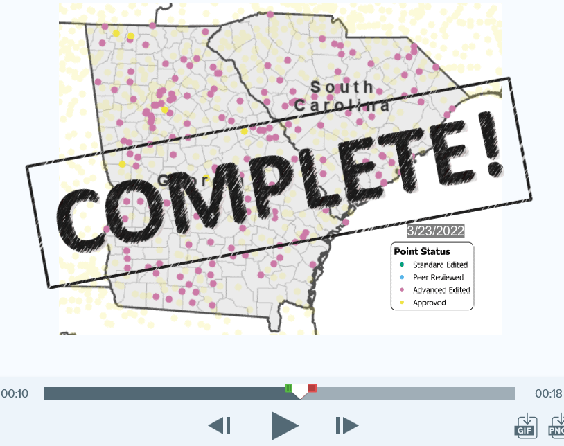 THUMBNAIL: Timelapse of City/Town Halls in Georgia & South Carolina 04/07/22