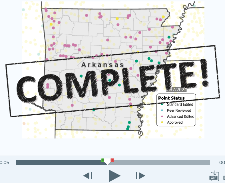 THUMBNAIL: Timelapse of City/Town Halls in Arkansas 05/03/22