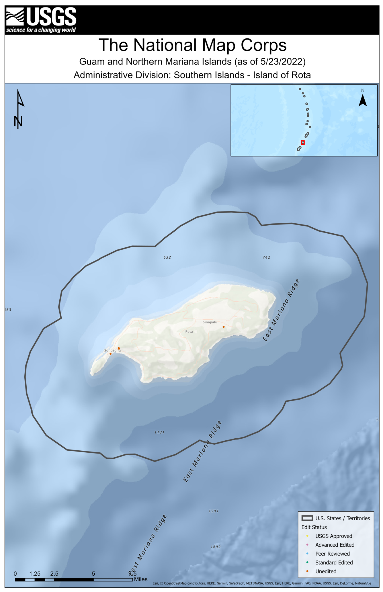 TNMCorps Mapping Challenge: US Pacific Territories – Guam & Northern Mariana Islands (Southern Islands Admin Division)