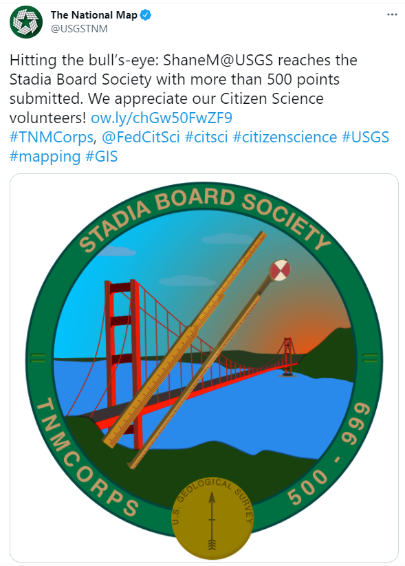 TNMCorps User Twitter Handle in a Tweet