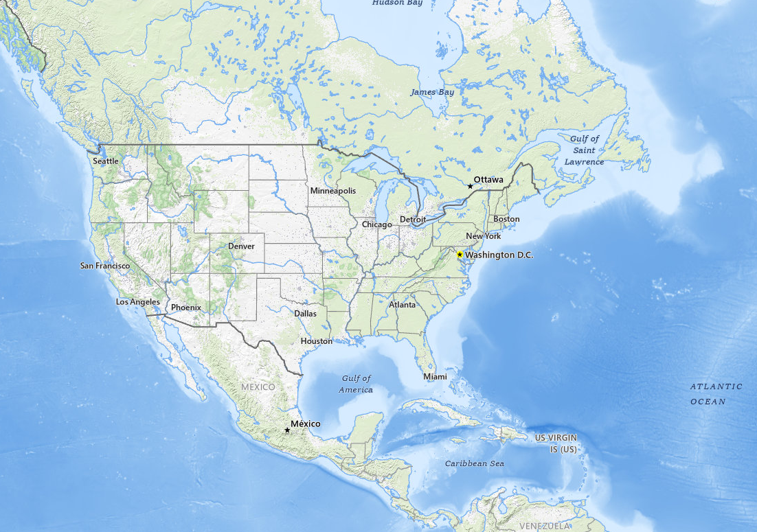 Screenshot of TNM Map 3D viewer 