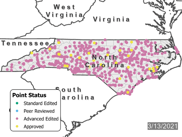 TNMCorps Mapping Challenge: Timelapse of CityHalls in NC