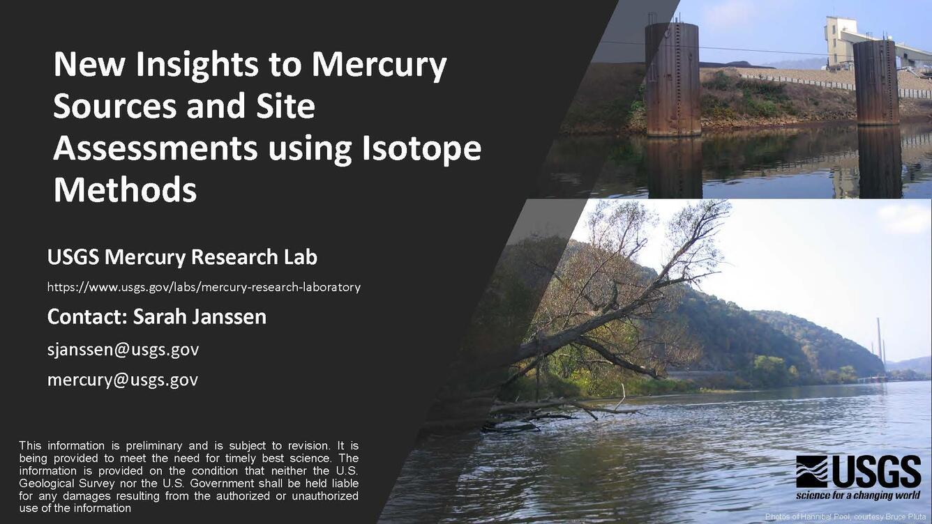 Title slide for New Insights to Mercury Sources... 