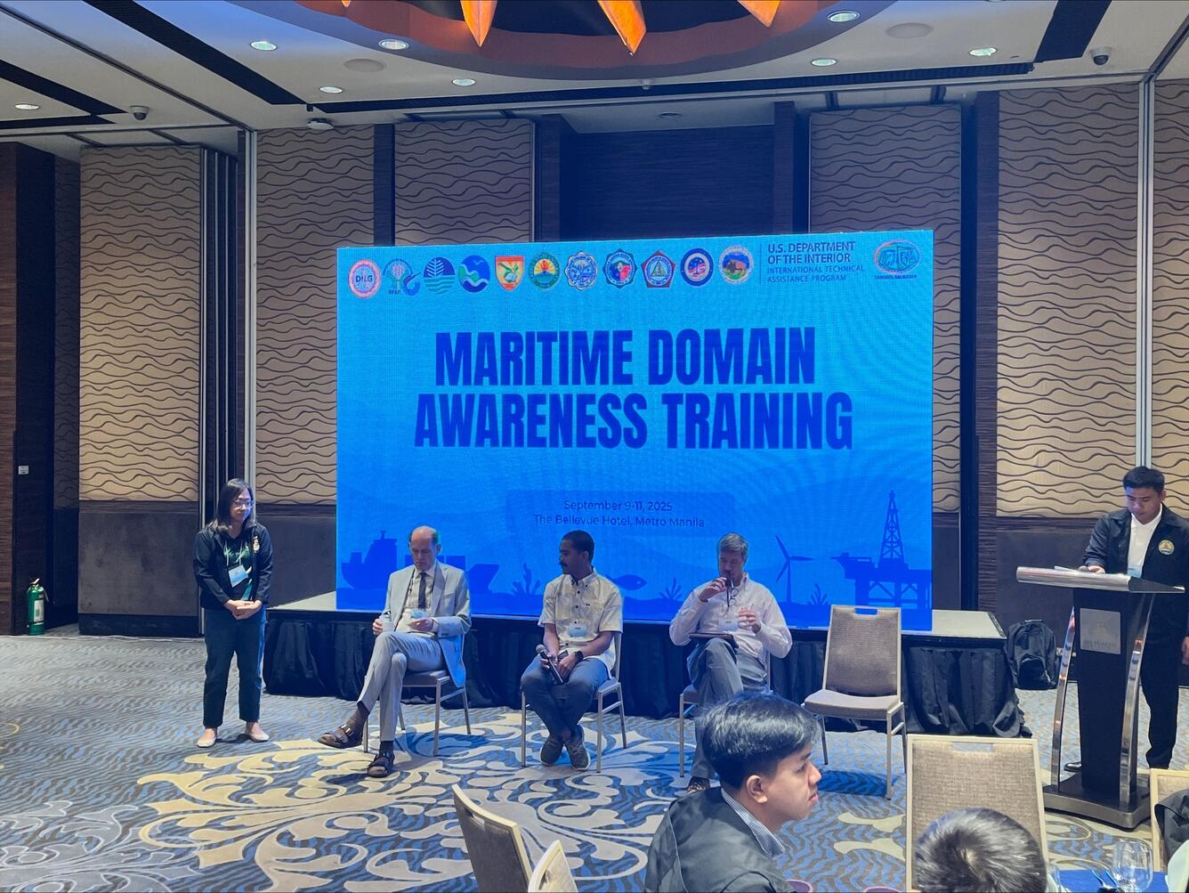 USGS Emeritus Research Geophysicist Guy Cochrane participates in the Maritime Domain Awareness Workshop