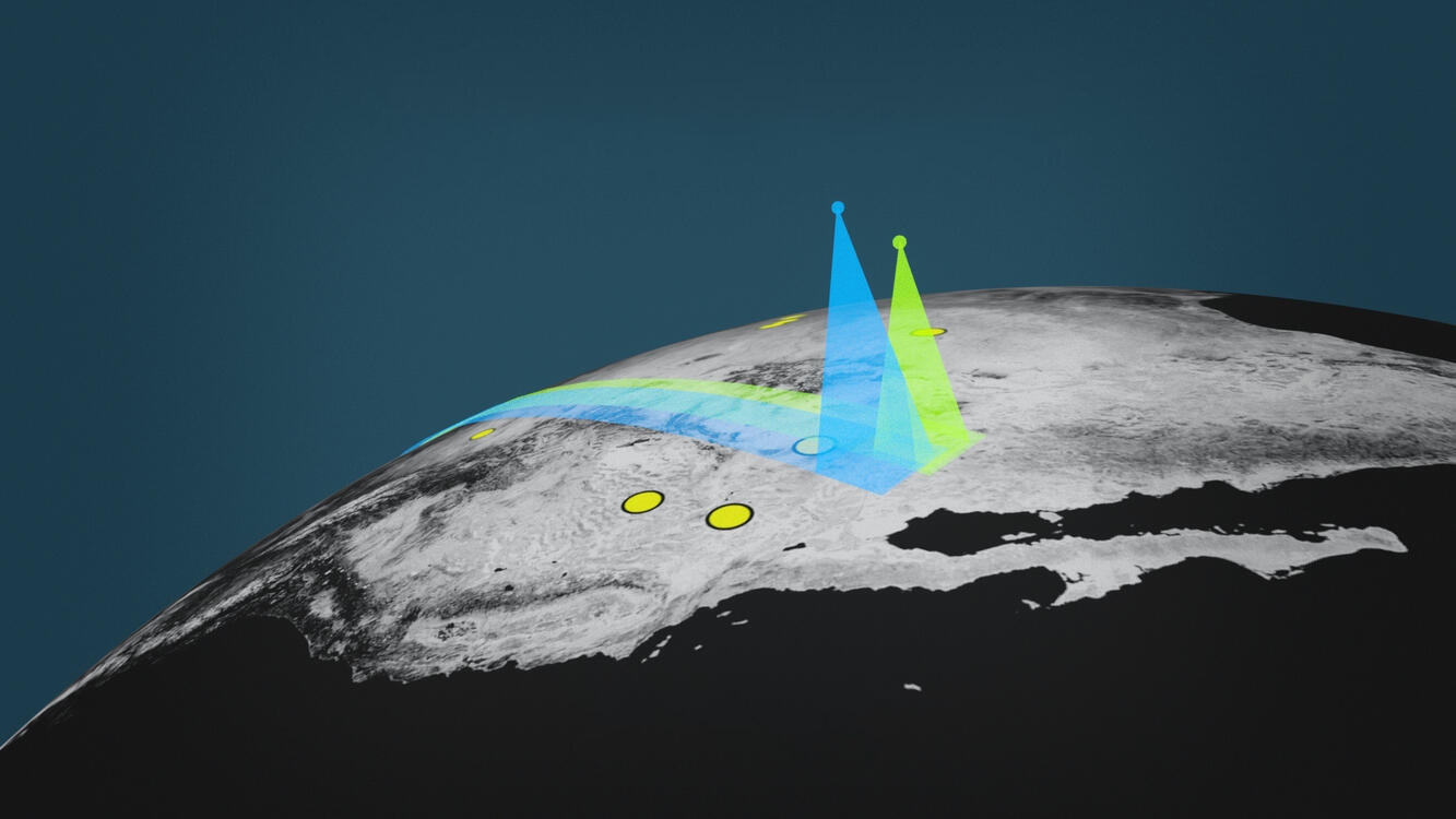 Cartoon of Landsat Underfly
