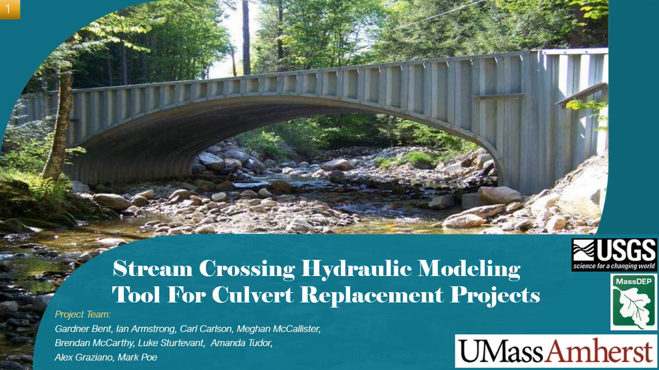 A Statewide Hydraulic Modeling Tool for Stream Crossing Projects in Massachusetts Thumbnail