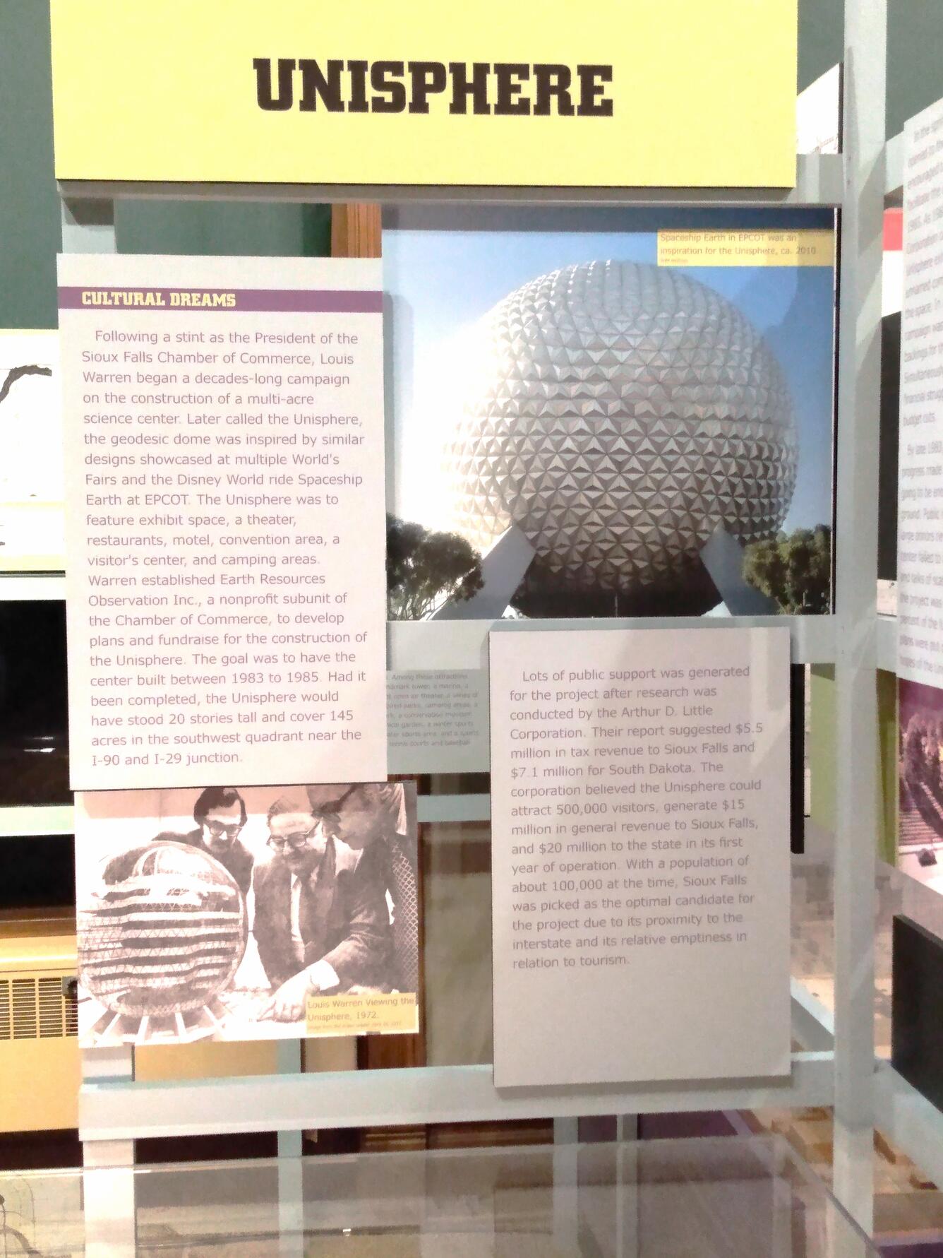 Posters for a museum display