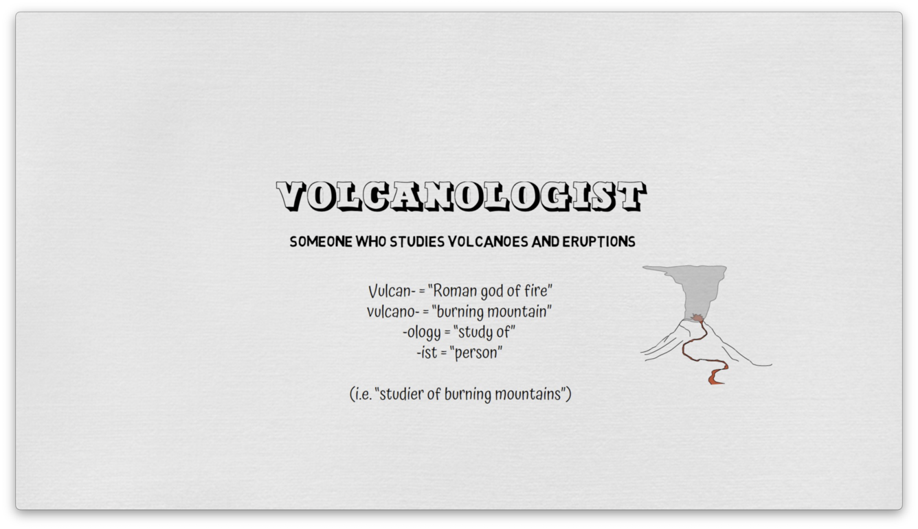 volcanologist