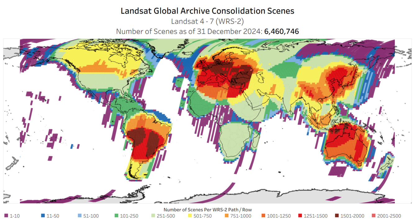 Landsat Global Archive Consolidation WRS 2 Scenes