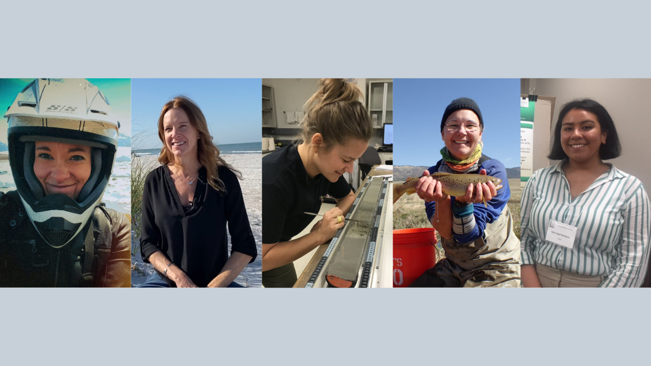 Collage of Women in Climate Science