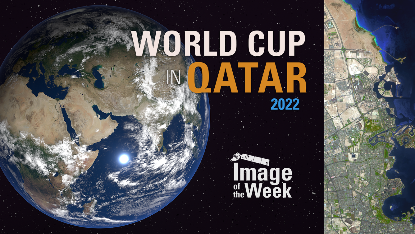 Logo with title and image of Earth from space