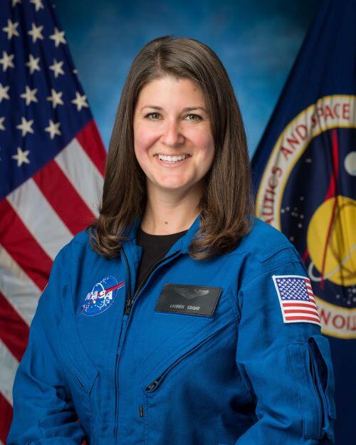 This is a photograph of Lauren Edgar Lauren Edgar chosen by NASA to join the next astronaut candidate class (photo courtesy: NASA.gov)
