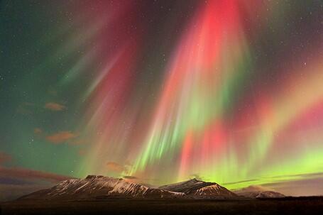 Aurora borealis display evokes the beauty of the Arctic