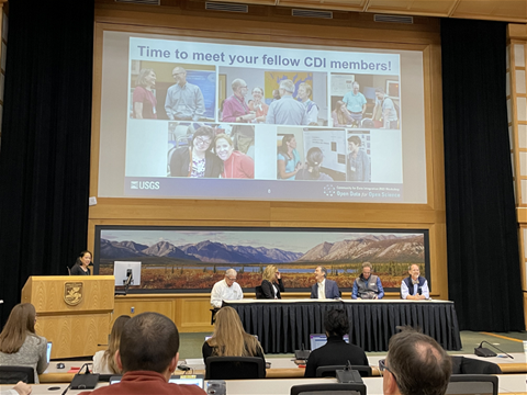 Photo of plenary panel at the 2023 CDI Workshop