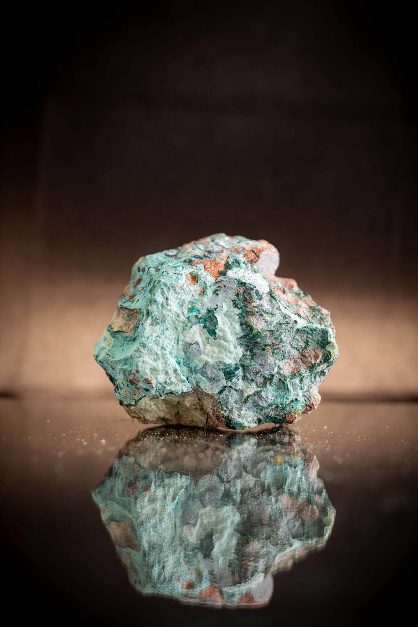 High-definition image showing vibrant blue-green color and earthy texture.