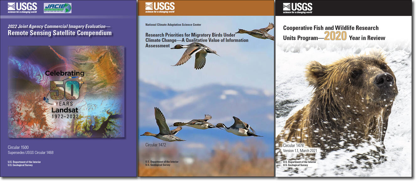 Front covers of three Circulars