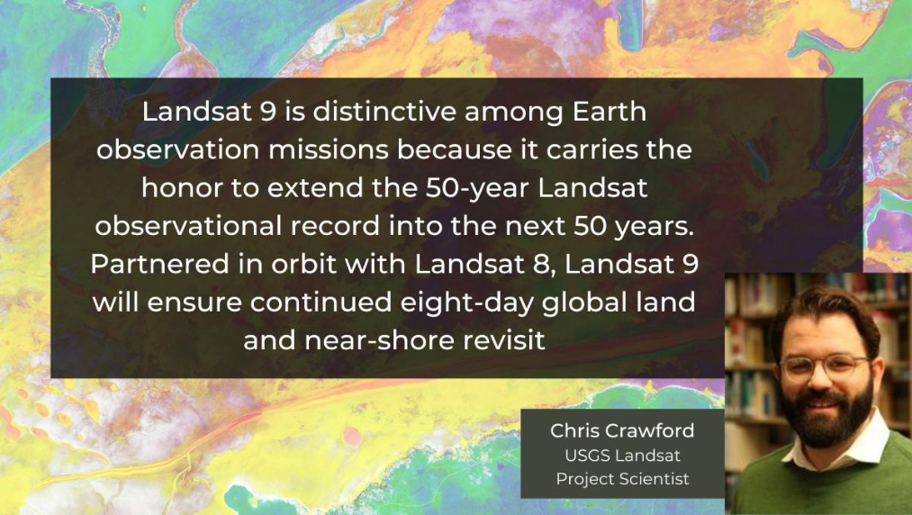 Crawford quote on Landsat 9