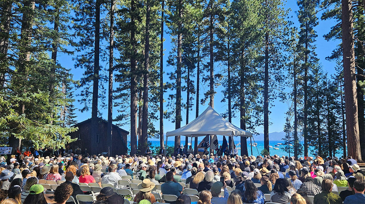 Crowd gathered at 2025 Tahoe Summit