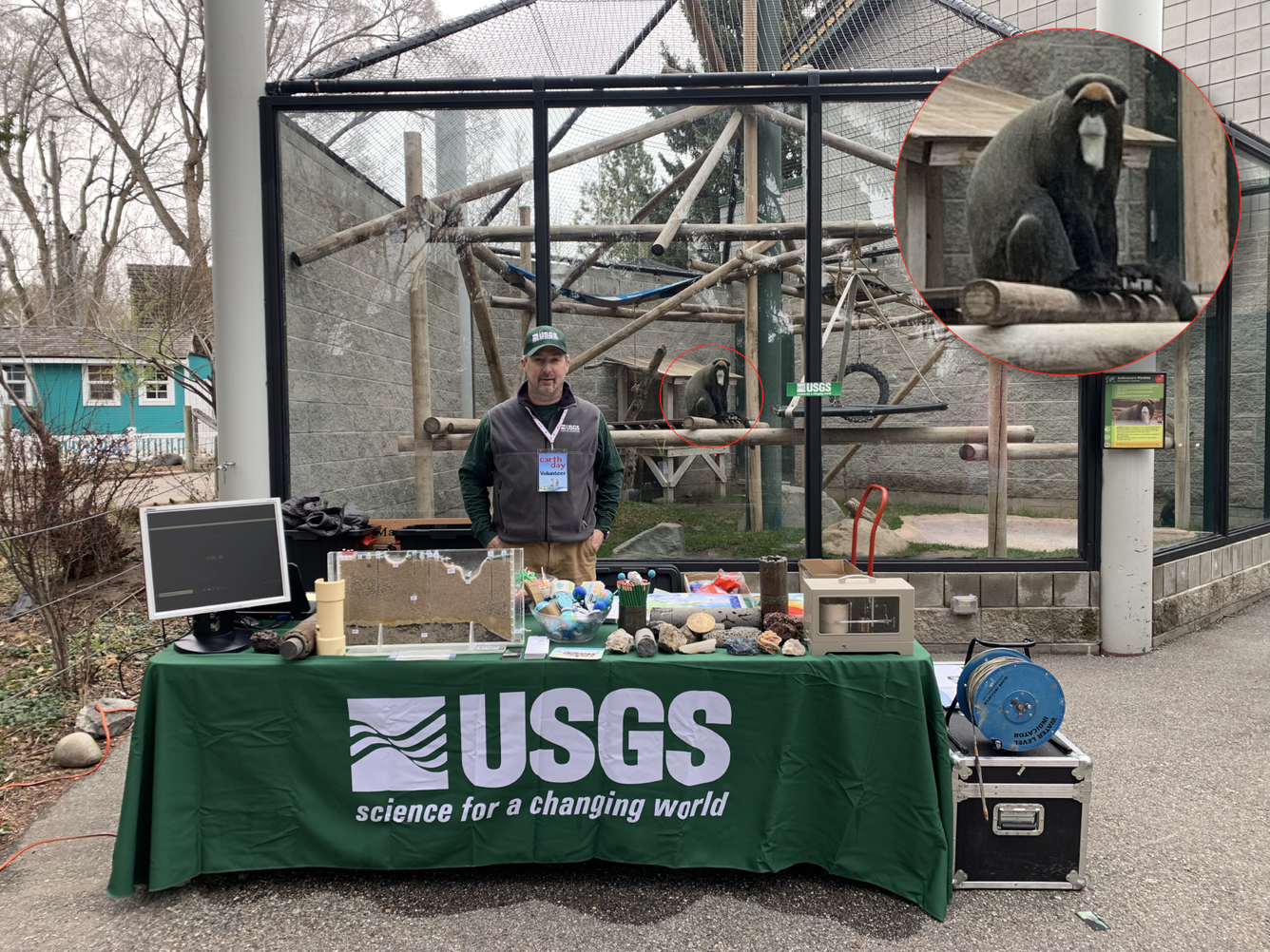 Brian on Earth Day at Zoo