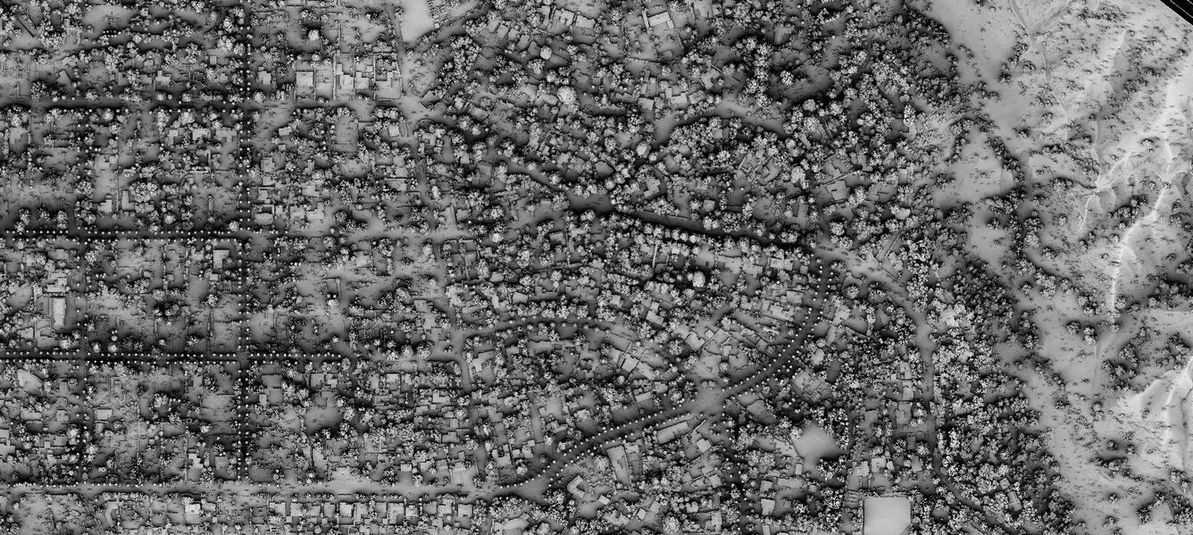 Eaton fire modified hillshade