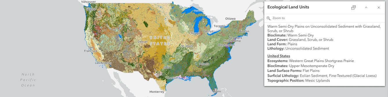 Terrestrial Ecosystems for the Conterminous United States