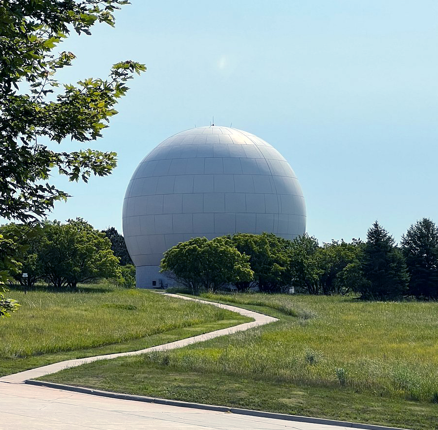 Radome on the USGS EROS grounds