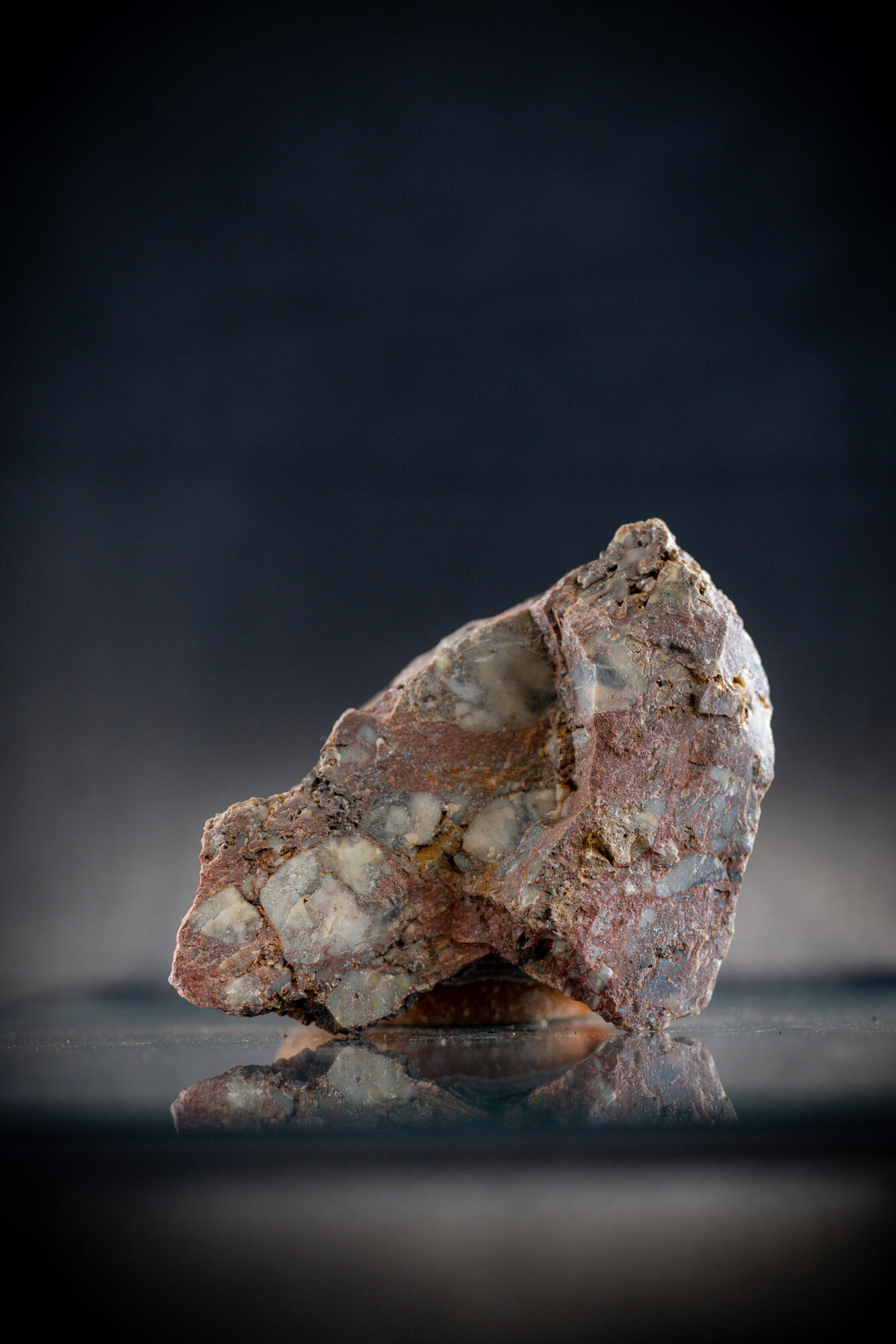 USGS mineral specimen of gold ore with 0.5 oz per short ton.