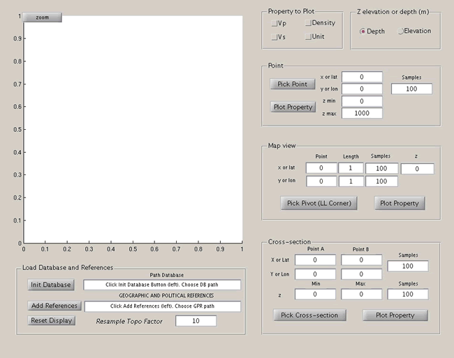 screenshot of GUI interface