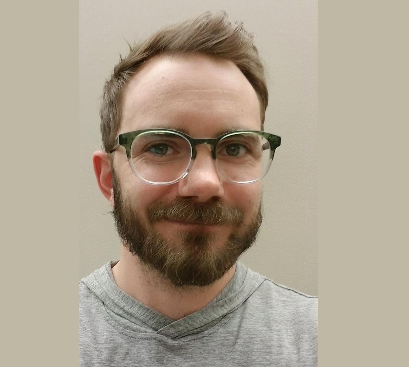 Selfie portrait of Harrison Gray