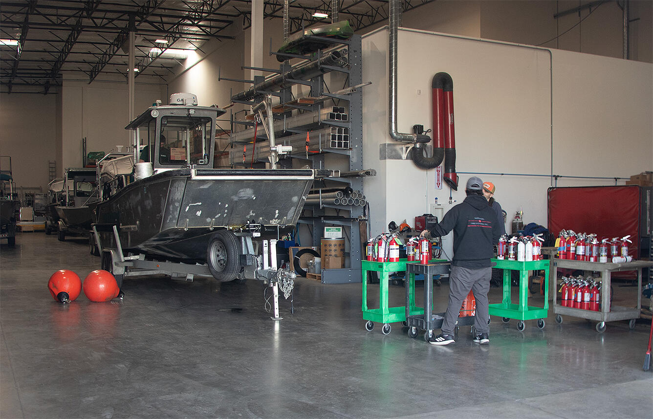 Checking fire extinguishers