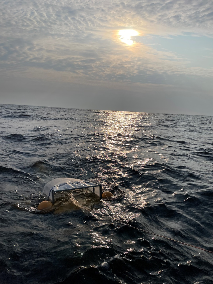 collecting surface water for microplastics