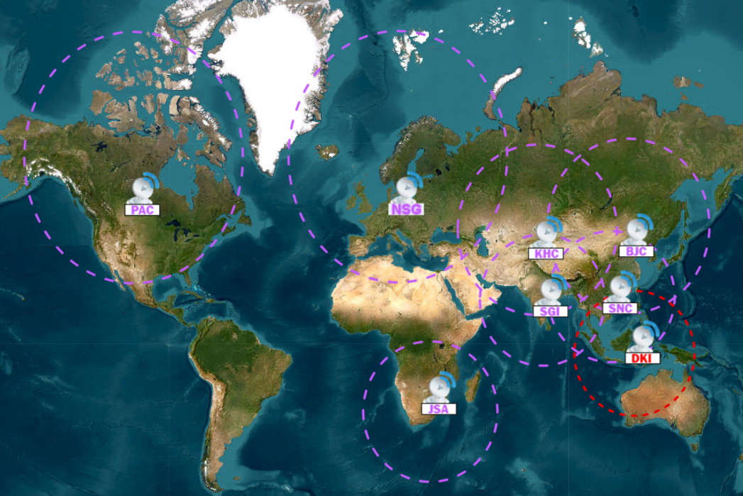 Active Landsat International Ground Stations 2026