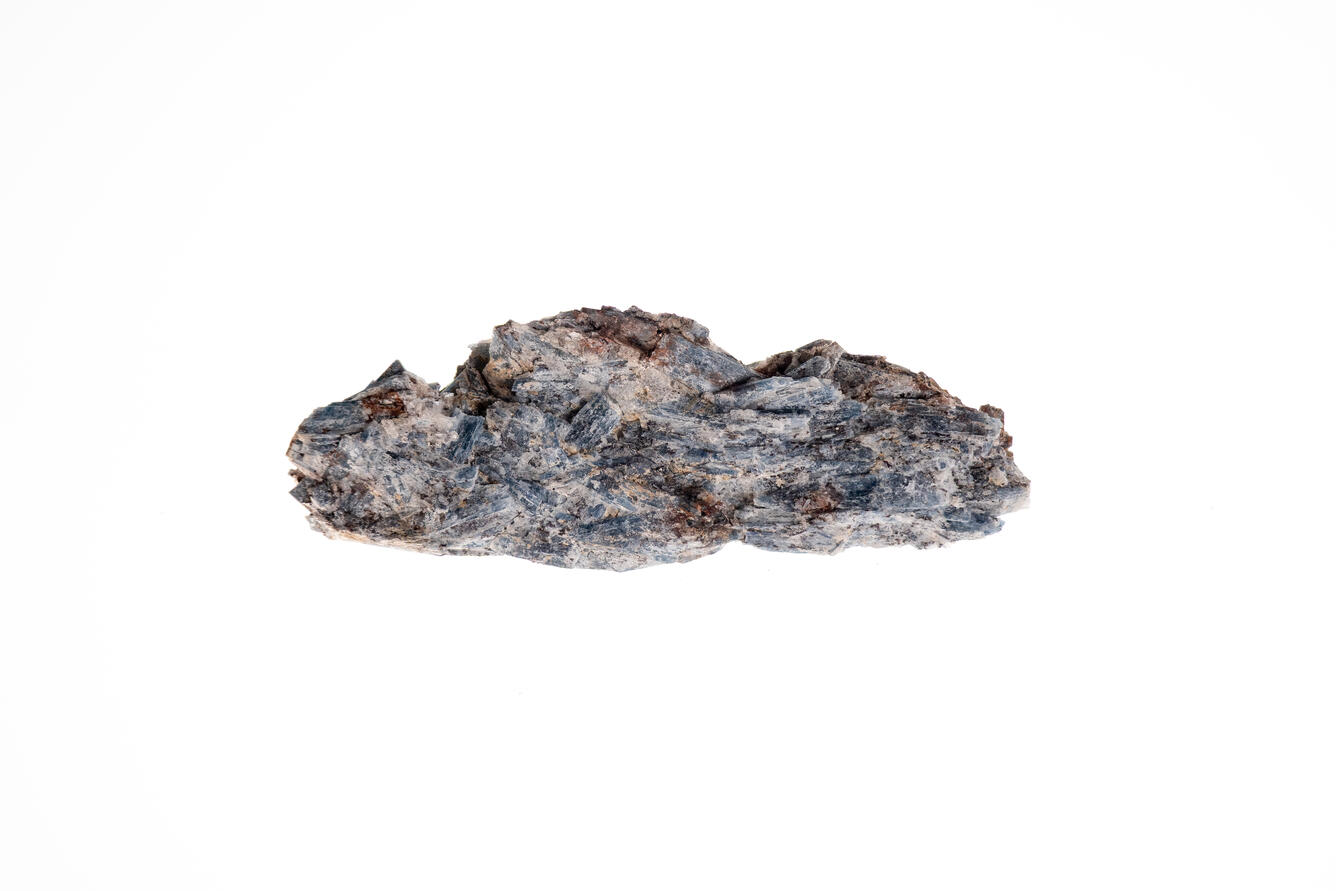 High-definition image of kyanite specimen with fibrous texture and pale blue hue.