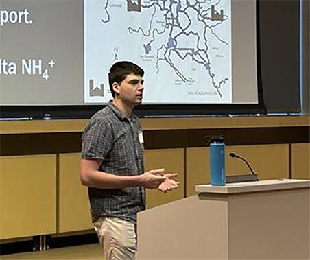 Biologist Kyle Leathers at 2026 IEP Workshop